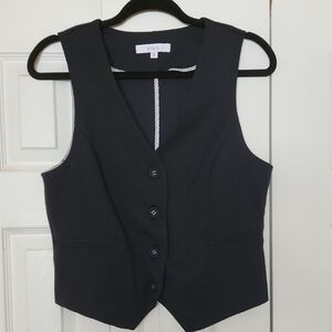 Cleo Navy Button-Up Vest